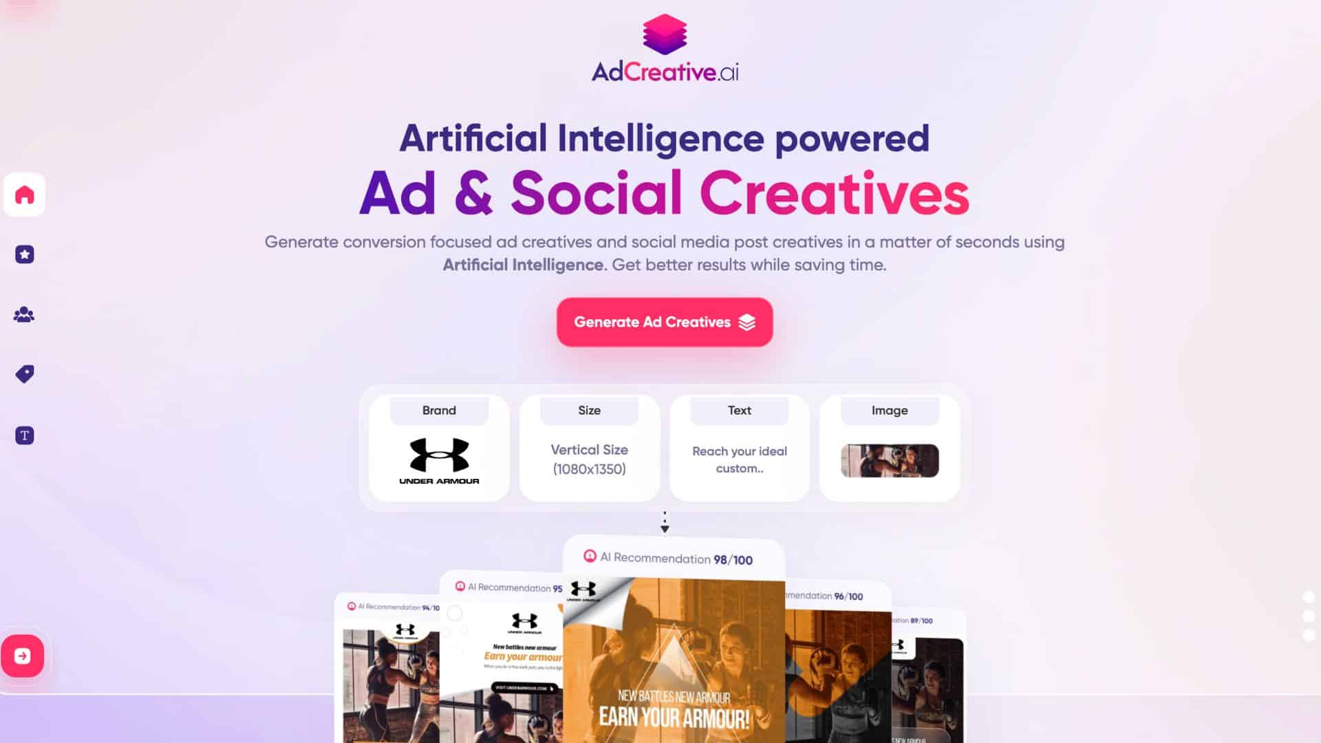 Adcreative.ai - Artificial Tool - Full Stack Ai