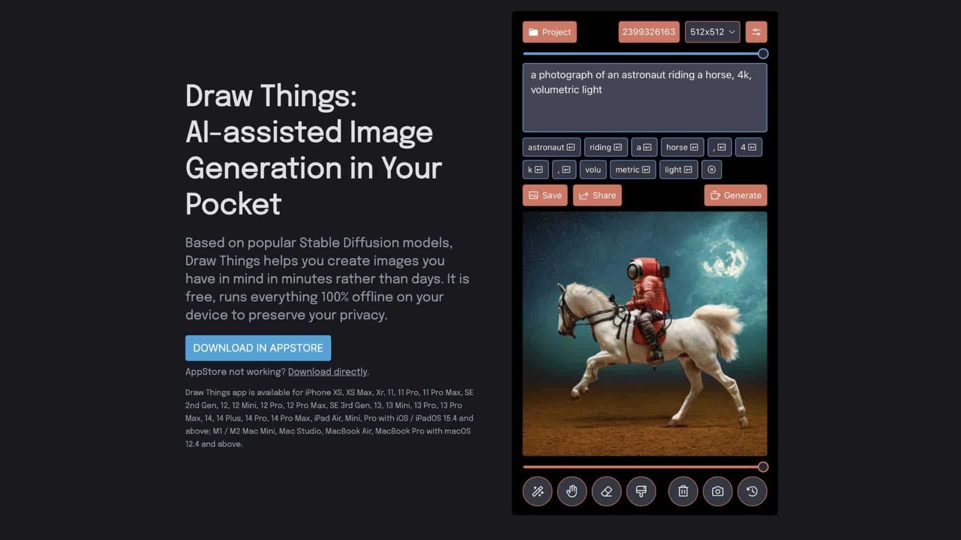 Draw Things AI Image Generation in Your Pocket Full Stack AI