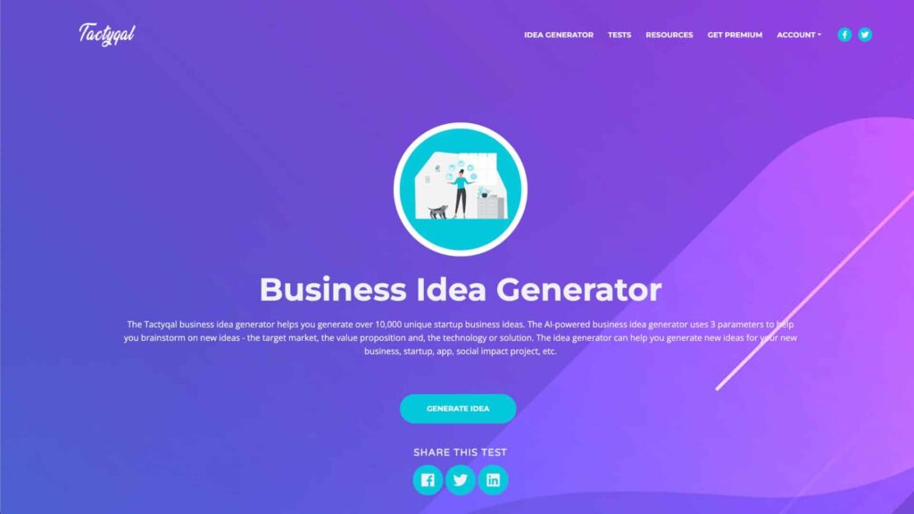 Business Idea Generator - Full Stack AI
