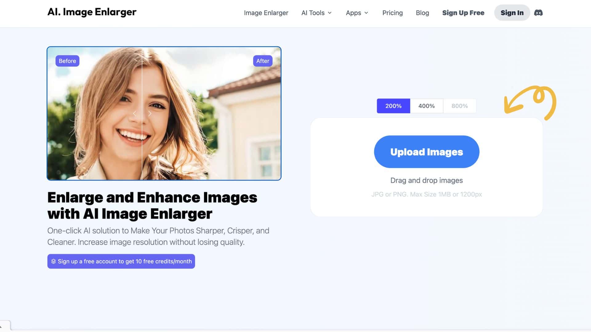 Imglarger Full Stack AI